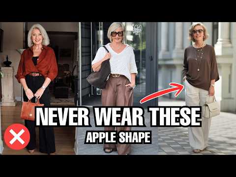 8 Pants to Avoid with a Large Tummy & Lower Belly Pooch - Apple Shapes, Short Legs - Mature Women!