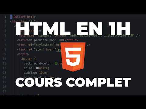 Apprendre HTML de zéro en 2025 - Tutoriel Complet Débutant