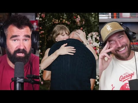 Travis and Jason Kelce Talking about the Engagement and Obsessing Over Taylor Swift for 11 minutes..