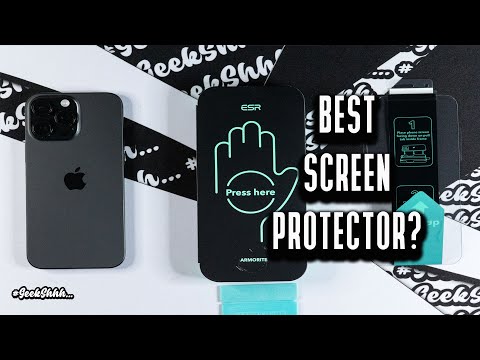 Apple iPhone 16: Best Screen Protector? #Installation #Tutorial #Pro #ProMax #Plus #GeekShhh