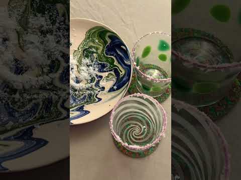 Rainbow Glassware for Cocktail-Making from Glassette