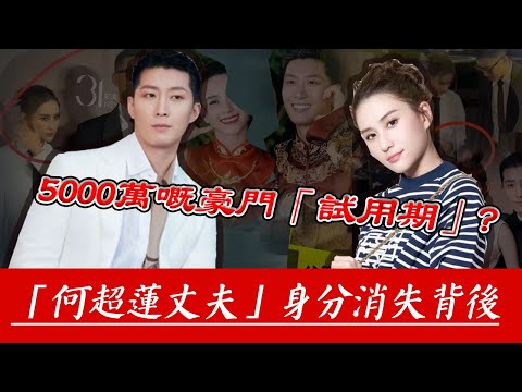 「何超蓮丈夫」簡歷消失背後：一場耗資5000萬嘅豪門「試用期」結束，竇驍未轉正背後嘅風控協議。【港圈暗室】#何超莲#窦骁#何鸿燊
