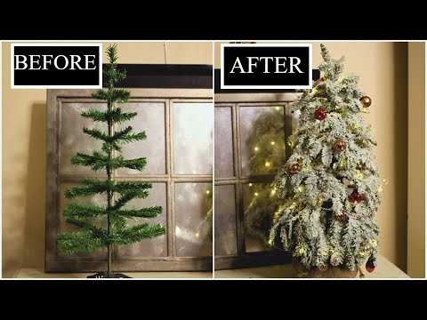 WOW Dollar Tree Christmas Trees upgrade!/🎄Amazing things you can do with Dollar Tree Christmas trees