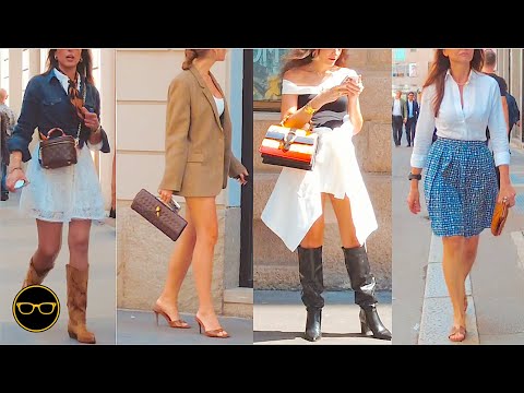 Milan Street Fashion: Last Day of May Spring Summer Outfit Window Shopping Aesthetic Comfy Looks