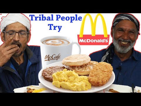 Tribal People Try McDonald's Breakfast