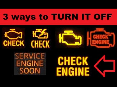 3 ways to turn off CHECK ENGINE without scanner EASY!!