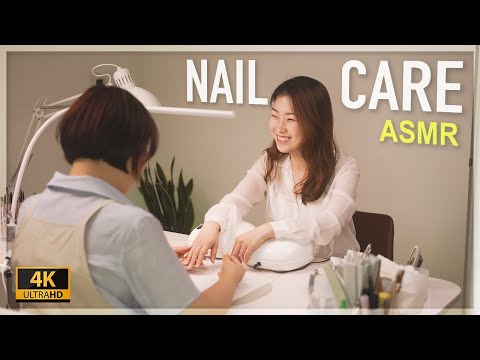 ASMR / 😪 세계 챔피언에게 네일 케어와 아트를 받아보았어요! 🏆