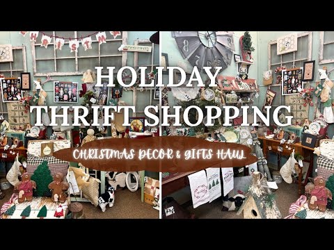 THRIFTING FOR CHRISTMAS DECOR + GIFTS (Part 2) | Holiday Thrift Shopping | Tauna Megan