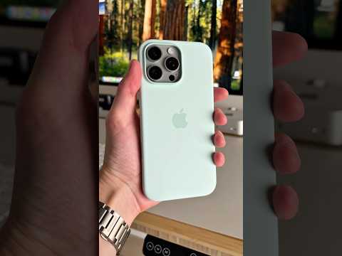 Unboxing the iPhone 16 Pro Max Aquamarine Silicone Case 🔥