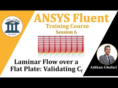 ANSYS Fluent Tutorial: Laminar Flow Over a Flat Plate | Validating the Friction Coeff
