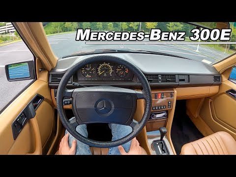 Driving The 1989 Mercedes-Benz 300E W124 - Silky Smooth German Nostalgia (POV Binaural Audio)