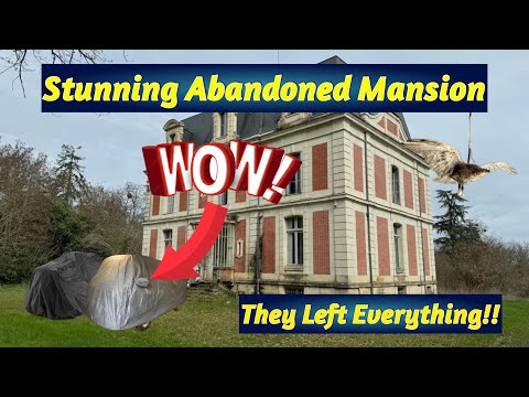 Why Has This Mansion Been Left Abandoned & Forgotten? ￼Vehicle’s Left & Everything Still Inside!…
