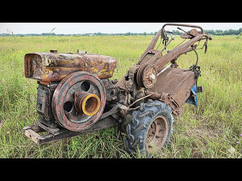 130 Days To Completely Restore a Long-Abandoned, Dilapidated Tractor For A Poor Farmer
