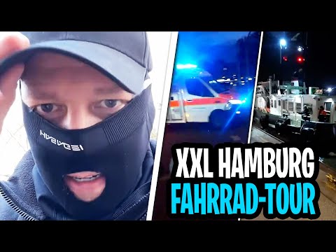 Fähre VERPASST und vom Kutter mitgenommen?!🚢😂 XXL Hamburg Fahrradtour 🚴‍♂️MontanaBlack IRL