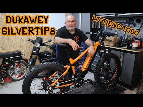 BICICLETA ELECTRICA DUKAWEY SILVERTIP8  MOTOR DE 1000W Y BATERIA SAMSUNG  / GINESSOT