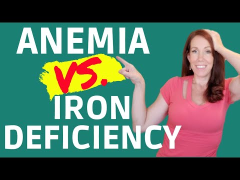 LOW HEMOGLOBIN vs. LOW FERRITIN: What is the Difference between anemia & iron deficiency?