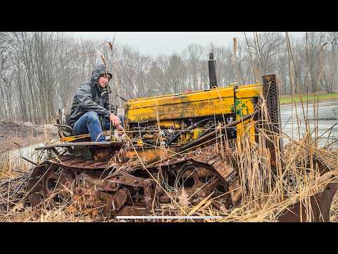 Grandpa's abandoned Model 40 John Deere Crawler | Can we save it??