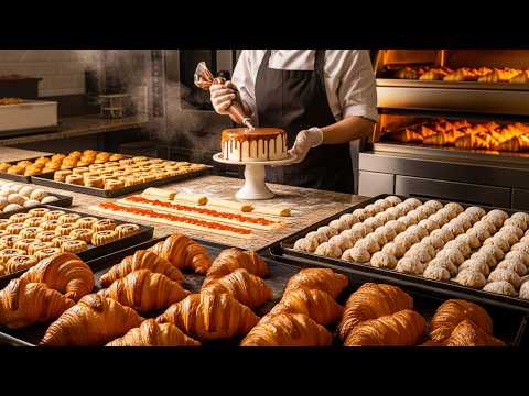 Awesome Turkish Pastry Making! Cakes & Bakery Delights