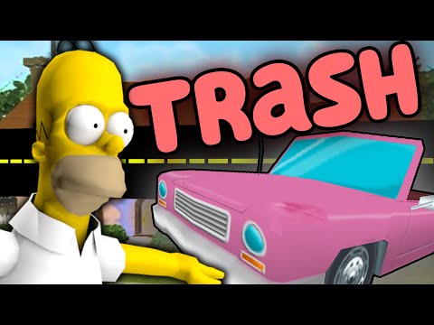 Can You Beat The Simpsons Hit & Run With the WORST Car?