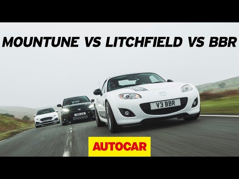 The best tuner cars? BBR MX5 vs Litchfield GR Yaris vs Mountune Focus ST | Autocar