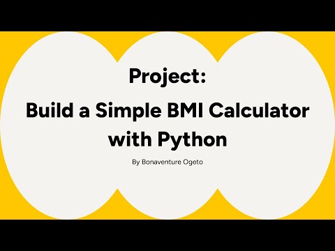 Tutorial: Build a Simple BMI Calculator with Python