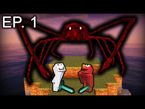 Surviving Terrifying Mods on an Island in Hardcore Minecraft