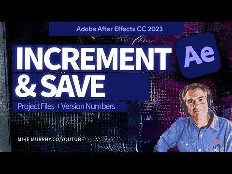 Increment & Save Version Numbers in After Effects