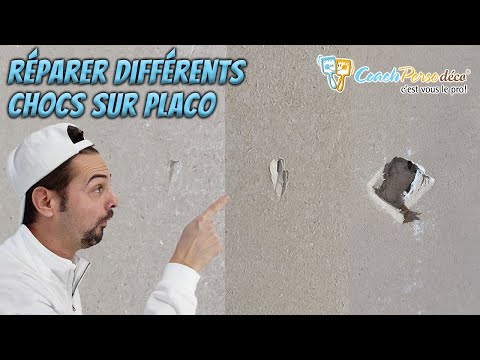 Repairing Various Dents and Holes in placo