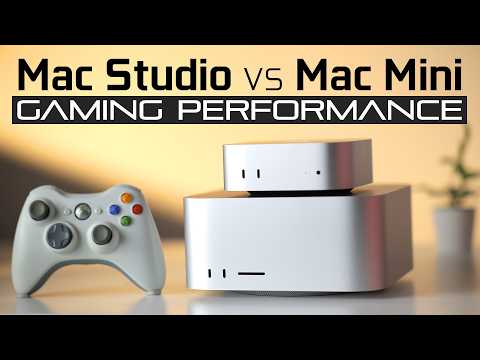 Mac Studio M4 Max vs Mac Mini M4 - Gaming Performance