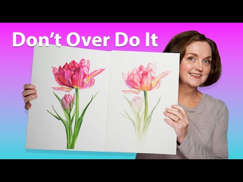 5 Ways to Avoid Overworking a Watercolour Painting