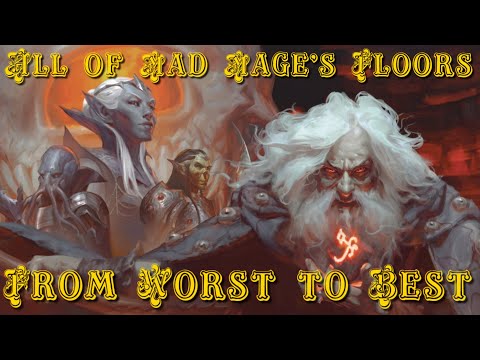 All of the Floors of Dungeon of the Mad Mage From Worst to Best [Unscripted Dungeons and Dragons]
