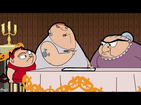 Mr Bean HALLOWEEN CHAOS Golf Nightmare Burglar | Mr Bean Animated