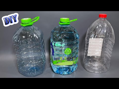 🔊4 УДИВИТЕЛЬНЫЕ ИДЕИ ПЕРЕРАБОТКИ 5 ЛИТРОВОЙ БУТЫЛКИ🔊КОРЗИНА СВОИМИ РУКАМИ💥DIY Creative ideas
