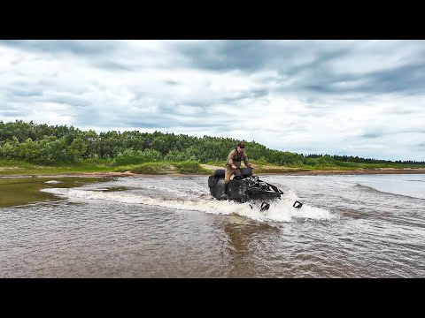 SNOWMOBILES IN SUMMER. TESTING EQUIPMENT IN SEVERE CONDITIONS. SM-002 AND TAIGA.