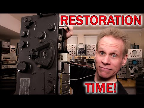 Complete Restoration And Alignment! The BC-348 Aircraft Radio Receiver Comes To Life!