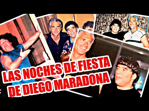 🥴NOCHES de FIESTA de DIEGO MARADONA - ARCHIVOS INÉDITOS.