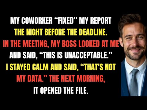 My Coworker Edited My Work to Make Me Fail — IT Restored the Original File...