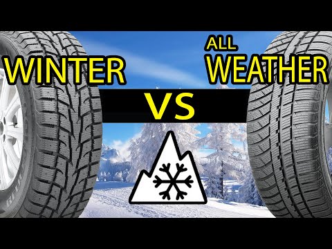FINALLY someone explains the difference between WINTER and ALL WEATHER tires! | Gears and Tech