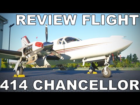 Flysimware - Cessna 414 Chancellor (Early Access) | Full Flight Review | Microsoft Flight Simulator