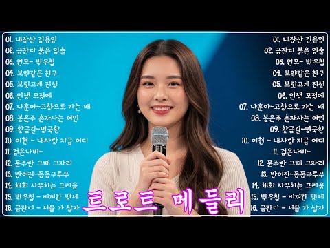 차 안에서 듣는 트로트 | 드라이브 음악💖하루 종일 듣기 좋은 노래 모음🎶흘러간 옛노래 뽕짝 메들리 가사 포함,추억의 트로트 명곡 모음💿 잊을 수 없는 그 시절의 감성