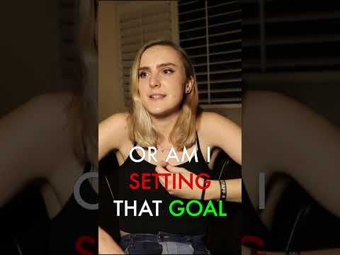 set #goals for what you actually not, not what you "should" do #shorts