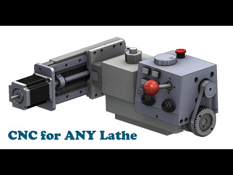 CNC Attachment for Manual Lathe