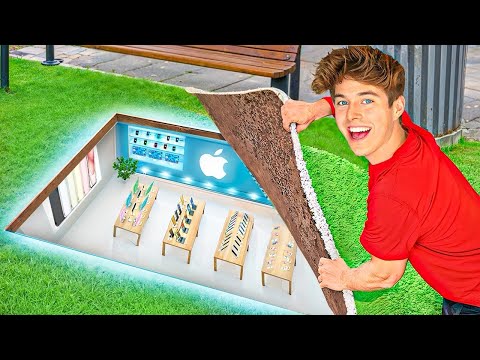 I Built a Secret Hidden Apple Store!