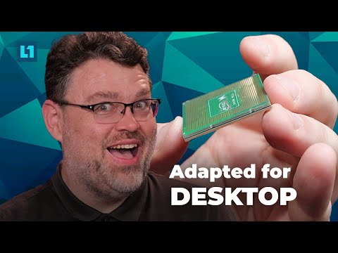 Mobile CPU with a built in Desktop Chipset Adapter