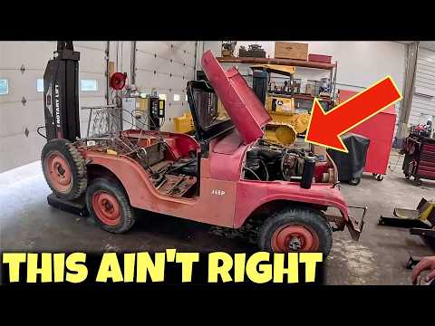 Restoring 1955 Willy's CJ5 Reveals a HUGE SURPRISE!