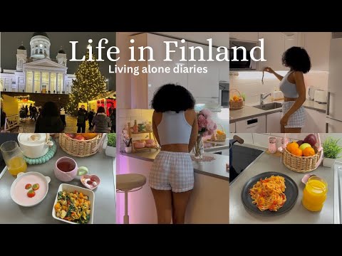 Days in my life in Finland | Living alone diaries | Grocery shopping,cooking | Life of an introvert 