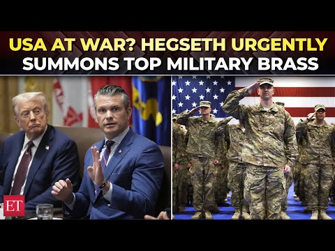 America going to war? Hegseth summons 800 top generals and admirals to urgent ‘mysterious’ meeting