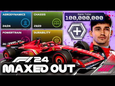 HOW QUICK IS A FULLY-MAXED OUT FERRARI IN F1 24 CAREER MODE?