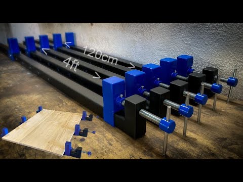 Making Long Heavy-Duty Steel Bar Clamps
