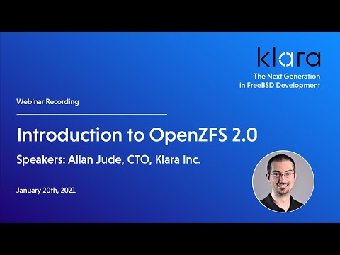 Klara Inc - Introduction to OpenZFS 2.0